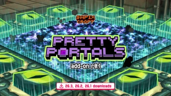 Pretty Portals add-on r0.1 download thumbnail with custom End Portal frames