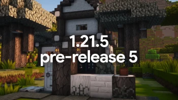 Sapixcraft Java 1.21.5 update featuring pale wood and new grass variants