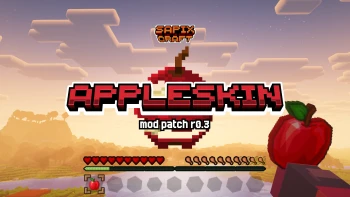 Sapixcraft AppleSkin mod support for hunger and saturation overlays