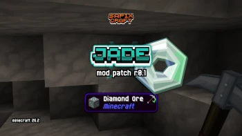 Sapixcraft Jade mod support for block and entity info overlays on Minecraft 26.2