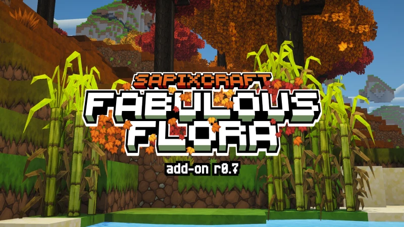 Fabulous Flora add-on r0.7 with yellow, orange, and red poplar lush leaves