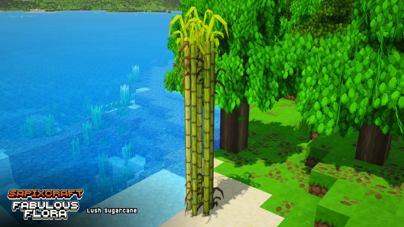 Fabulous Flora add-on - lush sugar cane with Fusion multipart models