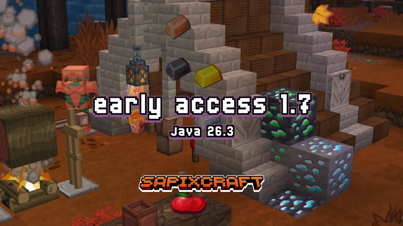 Sapixcraft 26.3 r1.7 - Sulfur Cubes update