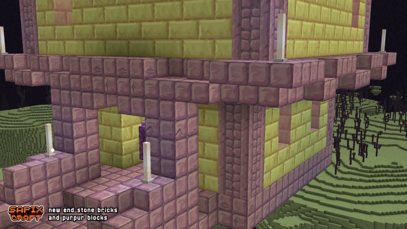 End City using new End Stone Bricks and Purpur Blocks