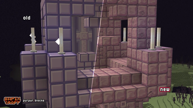 Reworked Purpur Blocks, old vs new