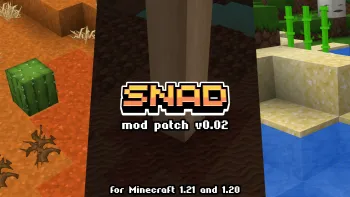 Sapixcraft Snad mod 1.21.7 update with revised snad textures