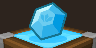 Dazzling Diamond tier — blue gem on a pedestal