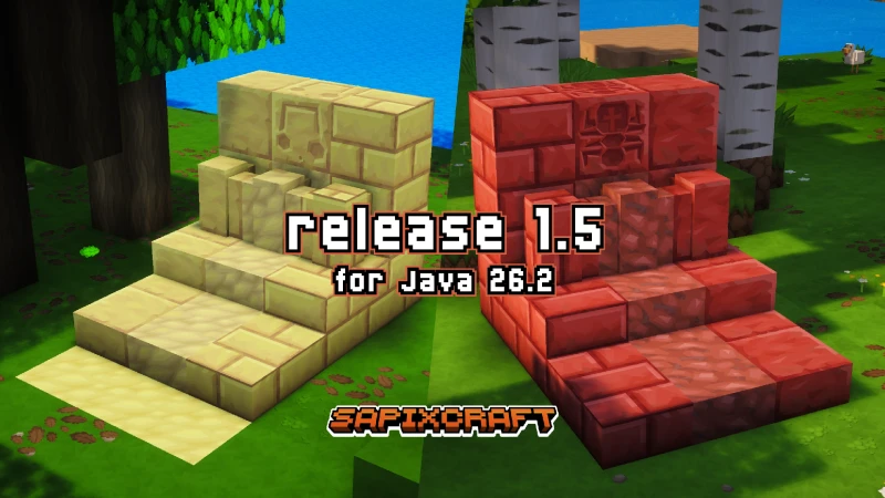 Sapixcraft 26.2 r1.5 — Chaos Cubed update