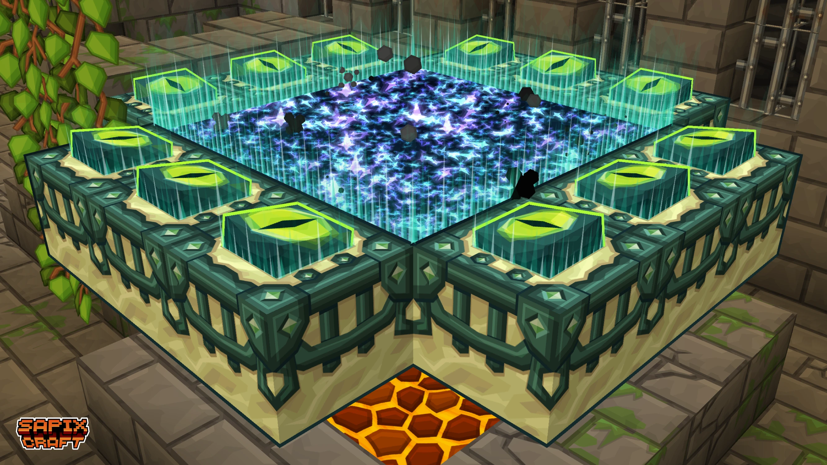 Custom filled End Portal Frame